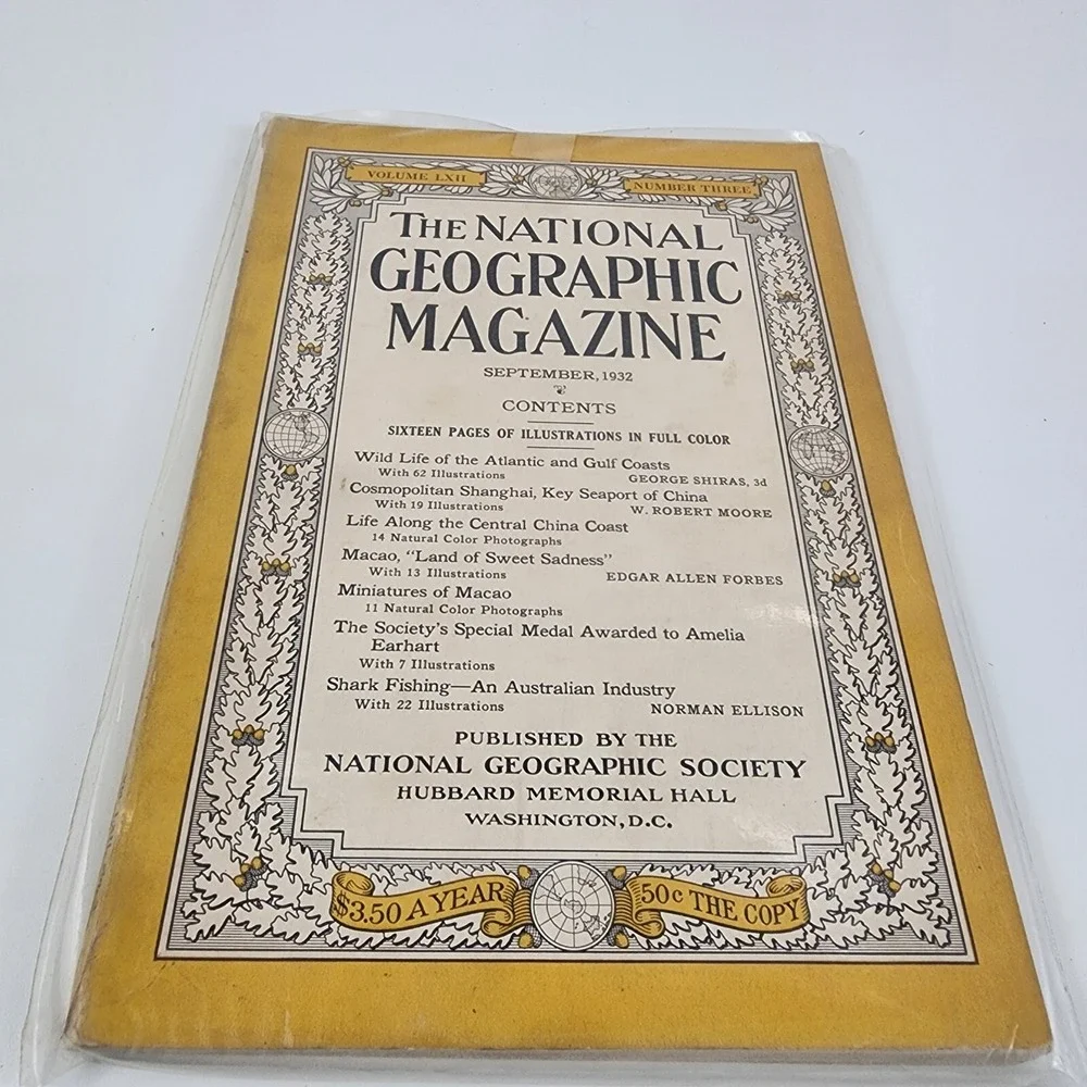 National Geographic Magazine September 1932 No Insert